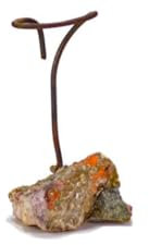 Soporte Oxidado con Base de Piedra PIE509-O (25 x 20cm) (22 x 15cm) (18 x 12cm) (18 x 12 cm)