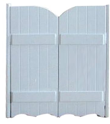 GOCHUSX Portails Battants Doubles Portes Café, Portes De Salon De Décoration Intérieure, Décoration De Portail D'entrée pour Cloison D'entrée De Magasin, Cuisine(Blanc,80x70cm)