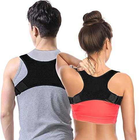 OAQZGBVK Posture Corrector Posture Corrector for Men Women Effective-Adjustable Shoulder Back Brace Support Improve Upper Back Shoulder Posture Support Brace
