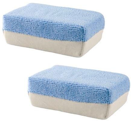 Tabanzhe Demister Pad for Car Windscreen-2PCS Car Window Demister Sponge Dual Side Fog Remover Pad Car Cleaning Accessories for Car Mirrors Glass Fogged Window