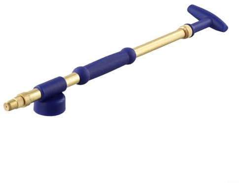 Spruzzatore regolabile con asta di trazione con interfaccia singola/doppia bottiglia d'acqua, spruzzatore manuale in ottone per bottiglie da 1,25 litri, modalità nebbia e colonna d'acqua per prato da