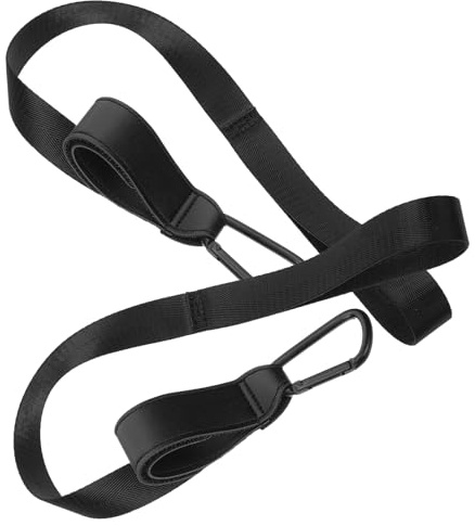 PAMINGONO Kinderwagen Gurtband 2 Stück Sicherungsgurt aus Polyester und Leder Multifunktional und Robust Zubehör für Kinderwagen und Babysicherheit