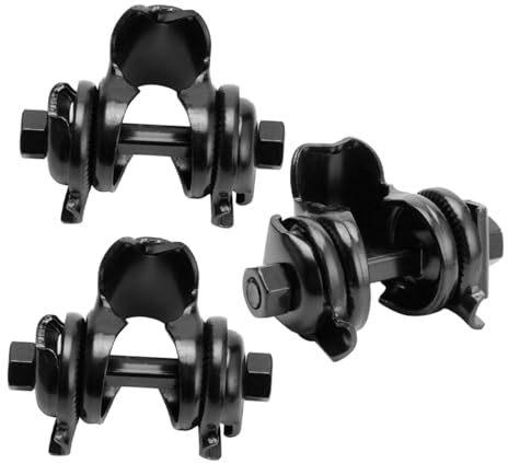 POPETPOP 3 piezas Abrazadera Sillín Bicicleta Aluminio con Cierre Rápido Soporte Robusto para Asiento Estándar y Montaña Accesorios Bici Montaña Duraderos y