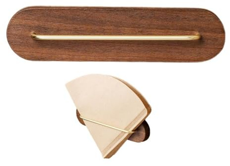 Uxsjakjsd Kaffeefilter-Wandhalterung für Bars, Geschäfte und Küchen - Platzsparendes Kegeldesign Zur Aufbewahrung Von Papierfiltern