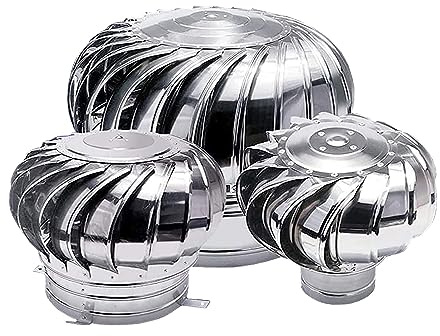 Galvanized Roof Wind Vents - 4, 10, 12 Internally Braced, Easy to Install, Durable Ventilation Solution for Efficient Airflow and Weather Protection