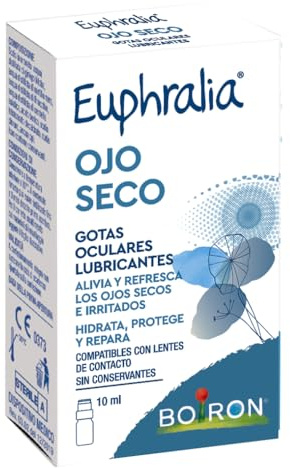 BOIRON Euphralia Ojo Seco 10ml Multidosis - Gotas Hidratantes para Sequedad Ocular y Fatiga Digital - Lubricación Duradera sin Conservantes