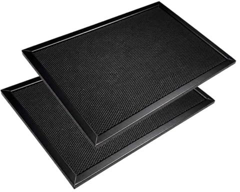 AIR2GO Metall-Fettfilter 245x165mm mit Aktivkohle für AEG MCFB70 LongLife (2 Stück)