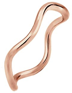 Elli damring vågor 925 silver – 0604791817, 54 EU, Sterlingsilver, Utan