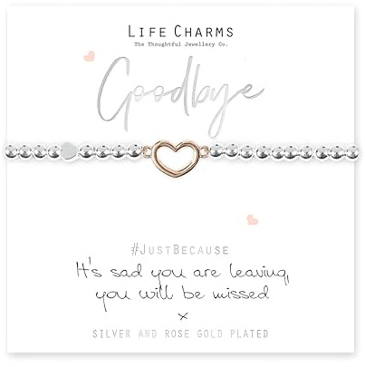 Life Charms Sad You Are Leaving You Will Be Missed Bracelet