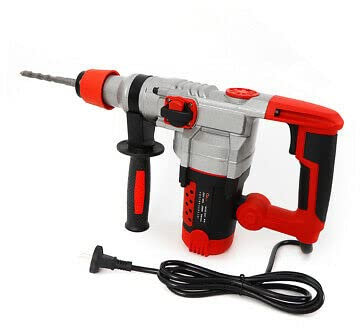 Elektrischer Stemmhammer Abbruchhammer Bohrhammer mit Koffer 2200W Schlagbohrmaschine Set + Koffer