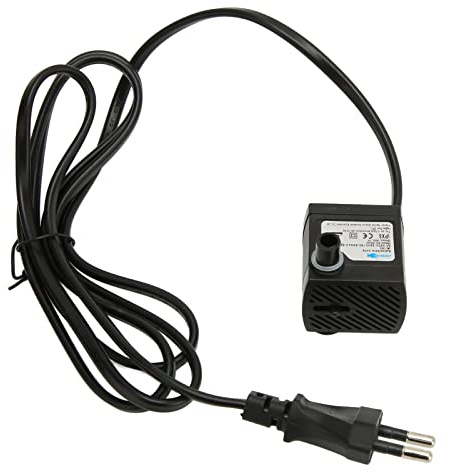 Cosiki Aquarium Wasserpumpe, Mini Tauchpumpe, leiser Betrieb, verstellbar, IPX8, wasserdicht, EU-Stecker, abnehmbar, 220-240 V, für Süßwasseraquarien