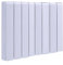 BTGGG 2000W Electric Radiator Wall Mounted Electric Heater Energy Efficient Ceramic Heater with WiFi & 7 Days/24H Timer and Thermostat,LCD Touch Screen,4 Smart Modes,Window Opening Detection,White