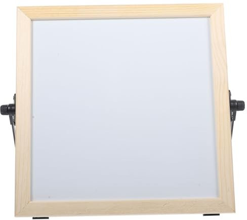 CANIGHT 1stück Desktop Whiteboard Mit Holzrahmen Doppelseitige Magnetische Tafel Abwischbare Schreibtafel Für Büro Und Schule Whiteboard-radierer Platzsparend Und Vielseitig Einsetzbar