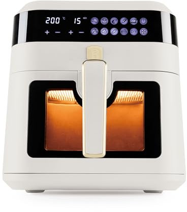 Berlinger Haus Air fryer/Freidora digital de aire caliente de 6,3 l/con 8 funciones de cocción automática/pantalla táctil 8 programas/1300 W/cocina saludable sin aceite ni grasa/colección Sahara