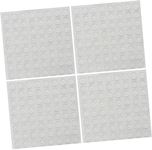 KICHOUSE 256pezzi Protezione da Parete in Autoadesiva Cuscinetti per Protezione da Parete per Maniglia Porta Fermaporta per Proteggere Pareti da Danni Causati da Pomelli Porta