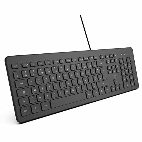 Mobility Lab - Clavier PC Business Filaire avec 2 hub USB intégré - Noir