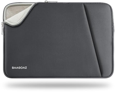BAAGOAZ Funda Portátil 11-13 Pulgadas para MacBook M5-M1, Ordenador, Gris | para MacBook Neo/Pro/Air 13/13,3/13,6 2026-2018 Modelos A3404 A18 Pro A3449, Ordenador Portatil PC Laptop Chromebook 11,6
