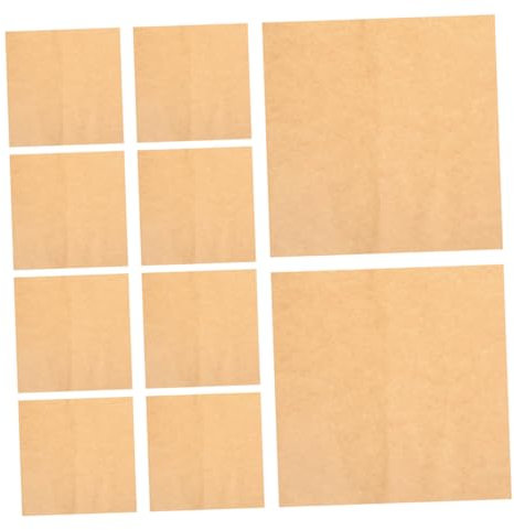 Precut Parchment Paper Sheets 20pcs Beige for Crafting and Handicrafts