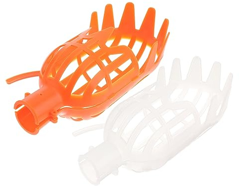 UPKOCH 2Piezas Cesta Recogedora de Frutas Sin Mango Herramienta de Recolección de Frutas para Huertos para Manzanas