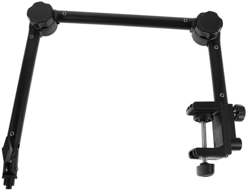 ULDIGI Supporto per Braccio Microfono con Clip per Scrivania Asta in Altezza Compatibile con Microfoni Condensatore e Portatili per Registrazione Studio Streaming Live Podcast e Giochi
