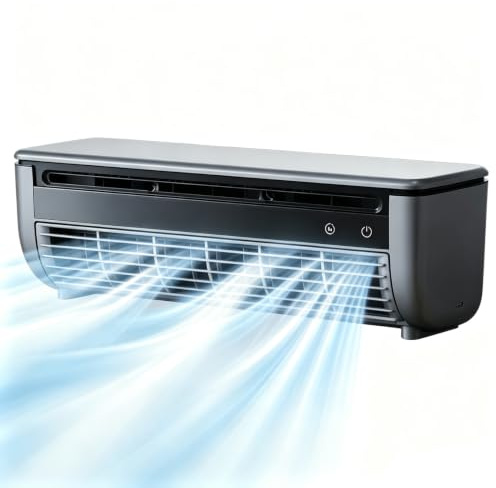 Ventilateur de Bureau Mural Portable avec Brumisateur et Télécommande