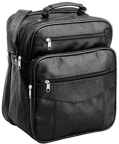 Bowatex Arbeitstasche Umhängetasche Flugumhänger Tasche Hochformat 36 cm Schwarz