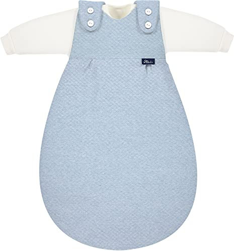 Alvi Baby-Mäxchen Schlafsack 3tlg. Special Fabric Quilt Aqua 80/86