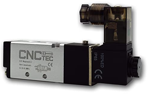 Pneumatik Magnet- Wegeventil 5/2 Wege 1/8 230 Volt AC (5/2 Wege 1/8 230 Volt AC)
