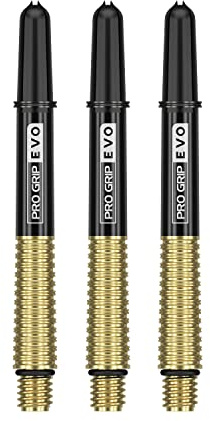 Target Darts Oro Pro Grip EVO Aluminio Cañas Dardos Medio