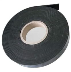 (3,18 €/m) Vollgummidichtband, ca. 5 Meter x 20 x 3 mm, Vollgummi Gummistreifen Gummiprofil EPDM Hartgummi selbstklebend,