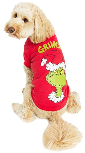 Pet Dog Christmas Grinch Jumper Coat Outfit Gift (Small, The Grinch)