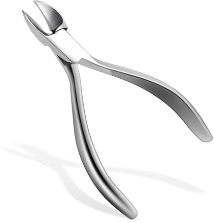 Tisojpod Toenail Clippers, Professional Ingrown Nail Clippers for Men Women& Seniors, Toenail Clippers for Thick Toenails, Premium Quality Stainless Steel Nail Clippers with Super Sharp Curved Blades