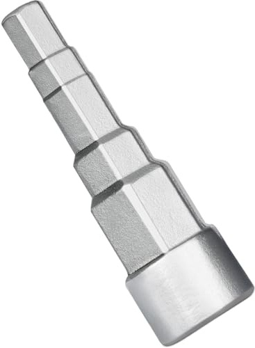 FiTspi Universal Stufenschlüssel mit Innenvierkant 1/2 Zoll 5-stufig Stufenschlüssel Antrieb für Ventilnippel, Sanitär und Heizkörper