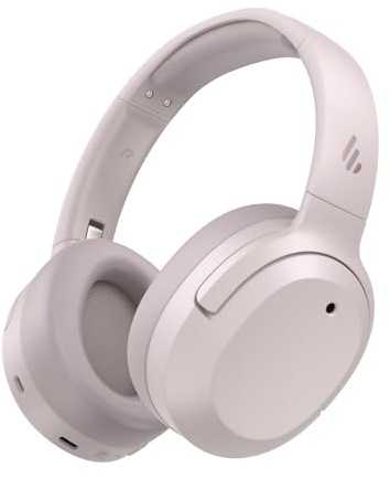 Edifier W820NB Plus Gen 2 Faltbarer Bluetooth V6.1 Over-Ear-Kopfhörer mit -49 dB Geräuschunterdrückung, kabellos und kabelgebunden, Hi-Res-Audio, 88 Stunden Spielzeit, räumlicher Klang(Smoky Pink)