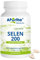 APOrtha® Selen, 120 vegane Kapseln mit je 200µg aus Natriumselenit, hochdosiert und leicht zu schlucken, allergenfrei, vegan, glutenfrei, Alternative zu Tropfen und Tabletten