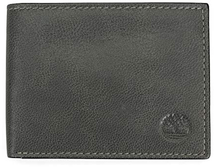 Timberland Herren Geldbörse aus Leder, RFID-Blockierung - grau - Einheitsgröße