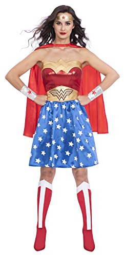 amscan Offiziell lizenziertes Wonder Woman Kostüm für Damen