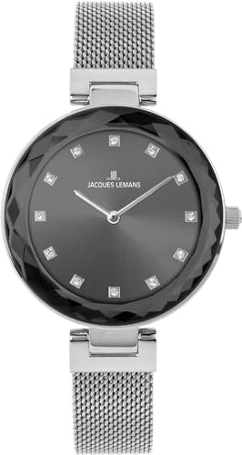 JACQUES LEMANS - Armbanduhr Milano - Quartz Uhrwerk - Gehäusedicke: 7.5 mm - Edelstahl - 5 ATM