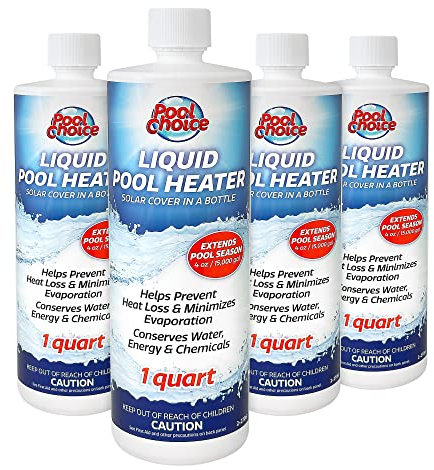 SpaChoice 2-2706-04-A Calentador solar de piscina para piscinas, 1 cuarto de galón, paquete de 4