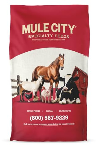 Mule City Active Series High Fat Horse Feed - 40 lb Bag, Energy-Dense Daily Horse Feed for Active and Working Horses, Designed to Support Body Condition and Consistent Performance Feeding Programs