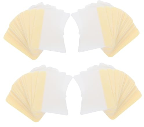 Artibetter 160 Stück Bogenförmige Wimperncreme Pads aus Baumwolle Praktische Make Up Entfernungspads für Augen für Salon und Zuhause