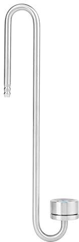 CHEOTIME CO2-diffusor, spridare i rostfritt stål, tillbehör för akvarium, förstoftningsmunstycke för akvarieplanteringstillbehör, fina och enhetliga bubblor (S Matt liten kopp 200)