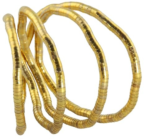 Freak Scene Biegsame Halskette Schlangenkette goldfarben dunkel Kette Armband