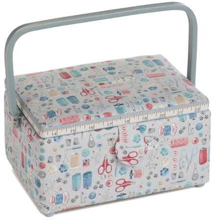 Hobby Gift Caja de almacenamiento mediana para manualidades de costura, Stitch in Time