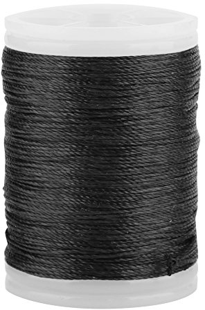 Serveringstråd för Bågsträng 120 M Bågsträngstråd 400d Nylonfiber Serveringstråd för Bågskyttetillbehör(Svart)