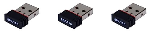 Beifenl Realtek RTL8188 - Adaptador de red inalámbrico USB inalámbrico 802.11B/G Lan Card Wifi (3 unidades)