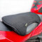 Pelucton Funda Asiento Moto Malla Doble Capa, Transpirable Cojin Asiento Moto Universal, Ventilado, Funda de Protección Solar Antideslizante para Sillín