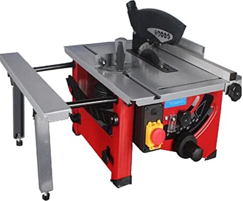 Mini motosierra, Sierra de mesa deslizante for carpintería de 4800r/Min, sierra eléctrica Diy de madera de 210 Mm, sierra de reconocimiento de ángulo de ajuste de ángulo Circular para ramas de árboles