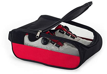 Zdprkqzvz Schuhtasche mit Reißverschluss, tragbare Sportschuh-Tragetasche, Reise-Schuhaufbewahrung, Zubehör für Männer und Frauen