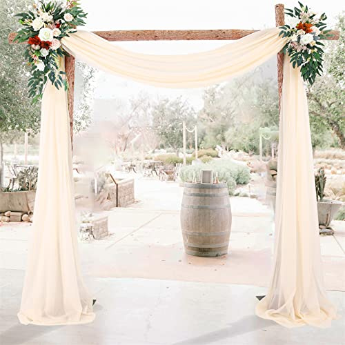 Naroote Rideau de Fond de Mariage Noir de qualité Supérieure, drapé élégant pour Décor D'événements de Fêtes de Mariage, Parfait pour la Décoration D' et Les Arrière-Plans de Photos